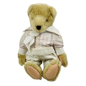 High Tea Fuzzy‎ Vanderbear Plush Bear 12" NABCO 1991 Requests The Pleasure Faded
